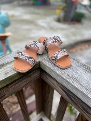 Strappy Snake Slide Sandal