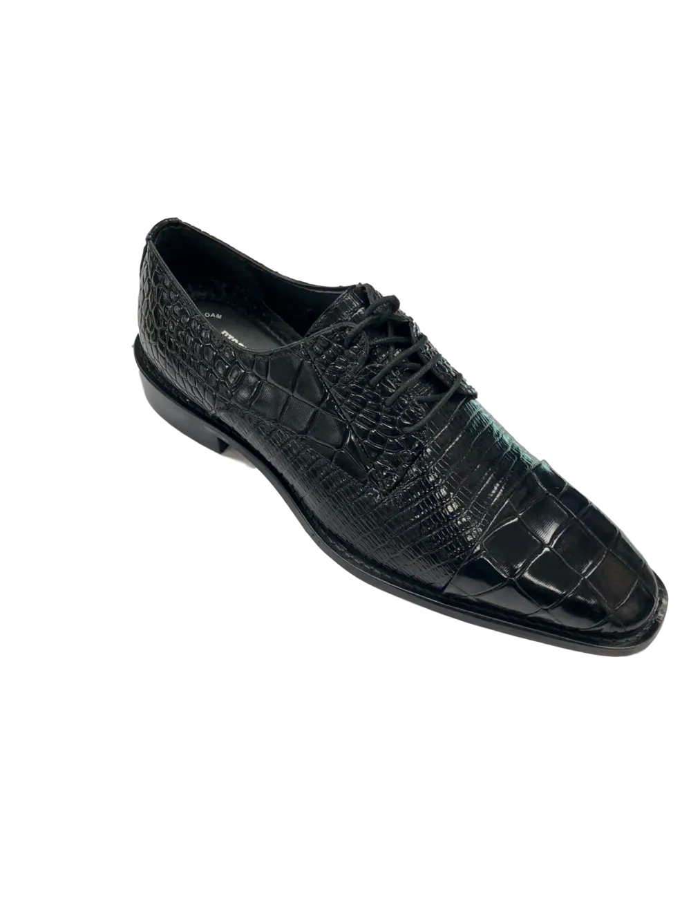 Talarico Leather Sole Cap Toe Oxford Black