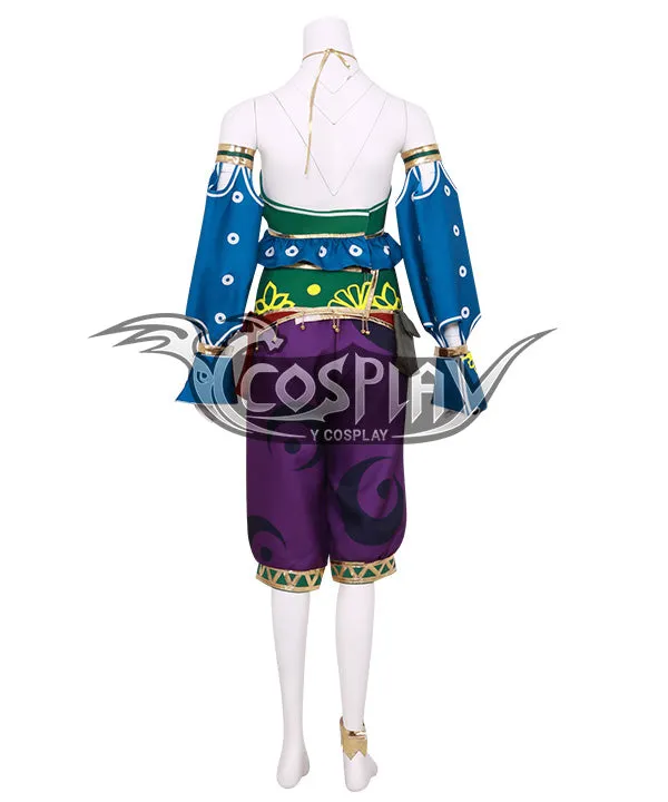 The Legend of Zelda: Breath of the Wild Female Zelda Link Gerudo Outfit Cosplay Costume