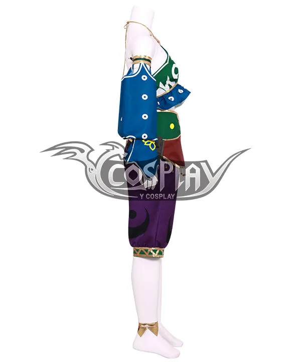 The Legend of Zelda: Breath of the Wild Female Zelda Link Gerudo Outfit Cosplay Costume