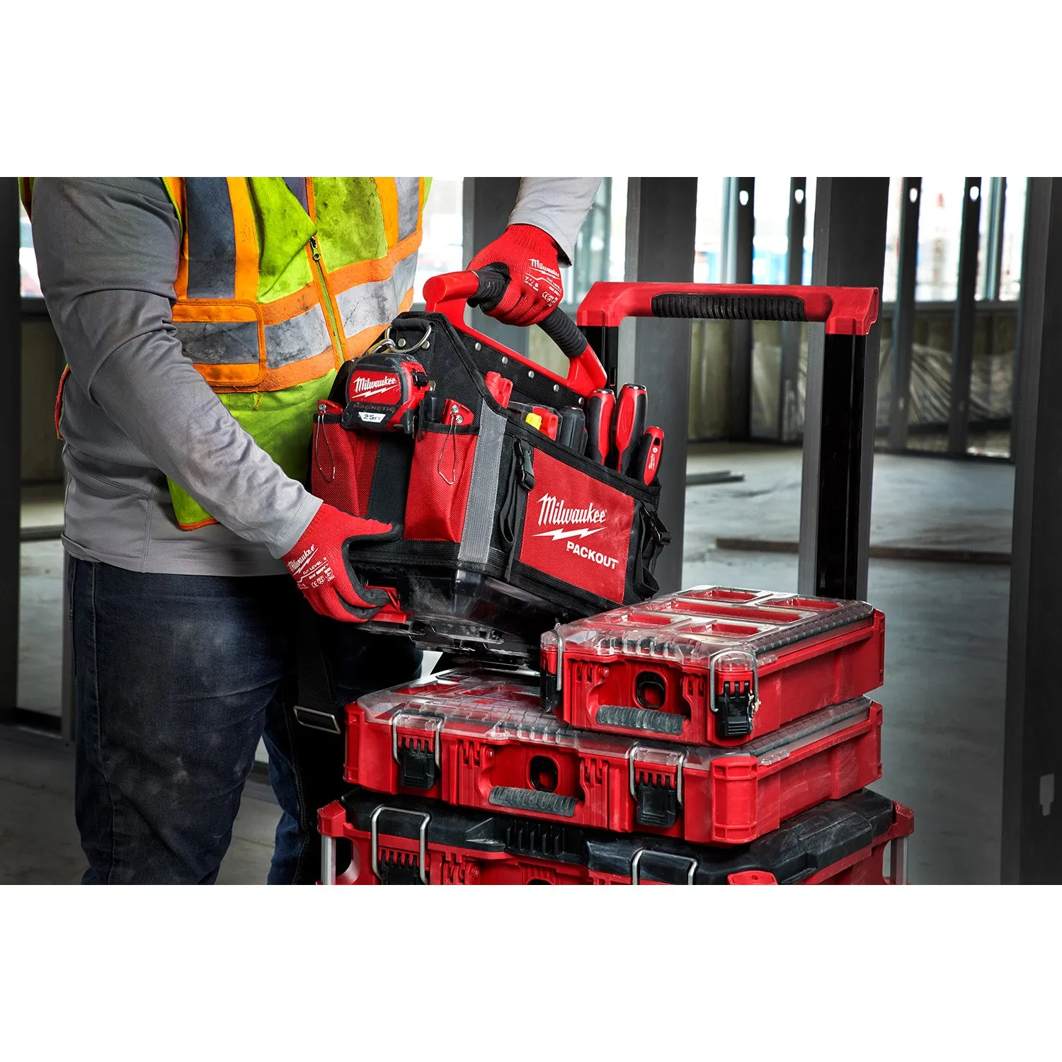 Tool Bag - Milwaukee PACKOUT™ 15" Tool & Accessory Tote, 48-22-8315