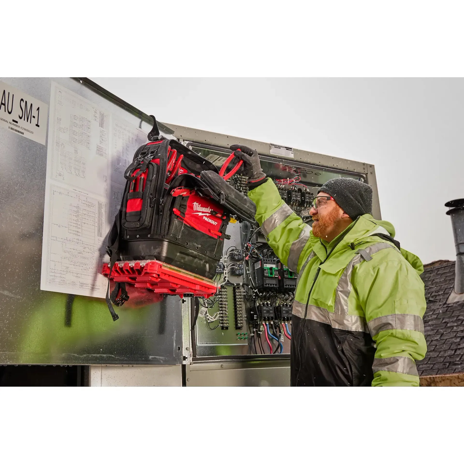 Tool Bag - Milwaukee PACKOUT Structured Backpack, 48-22-8303