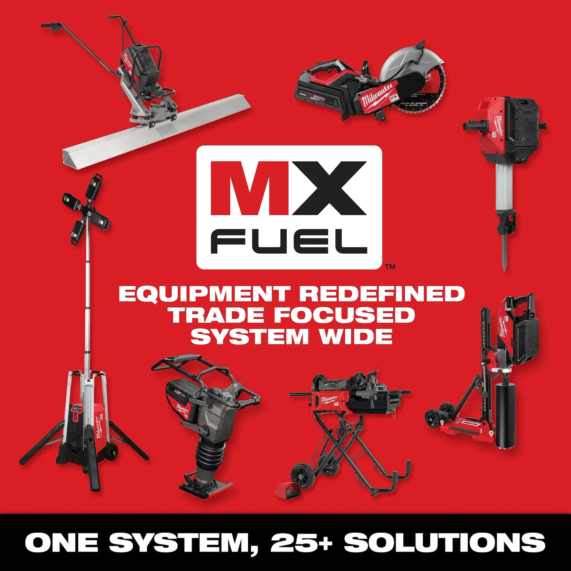 Tower Light - Milwaukee MX FUEL™ ROCKET™ Dual Power Compact Tower Light, MXF040-1XC