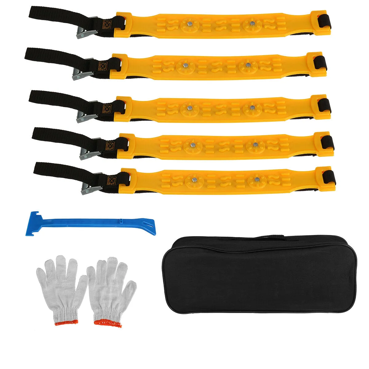 TPU Anti-Skid Non-Slip Snow Chains for Car Tires - 1PCS/5PCS Pack