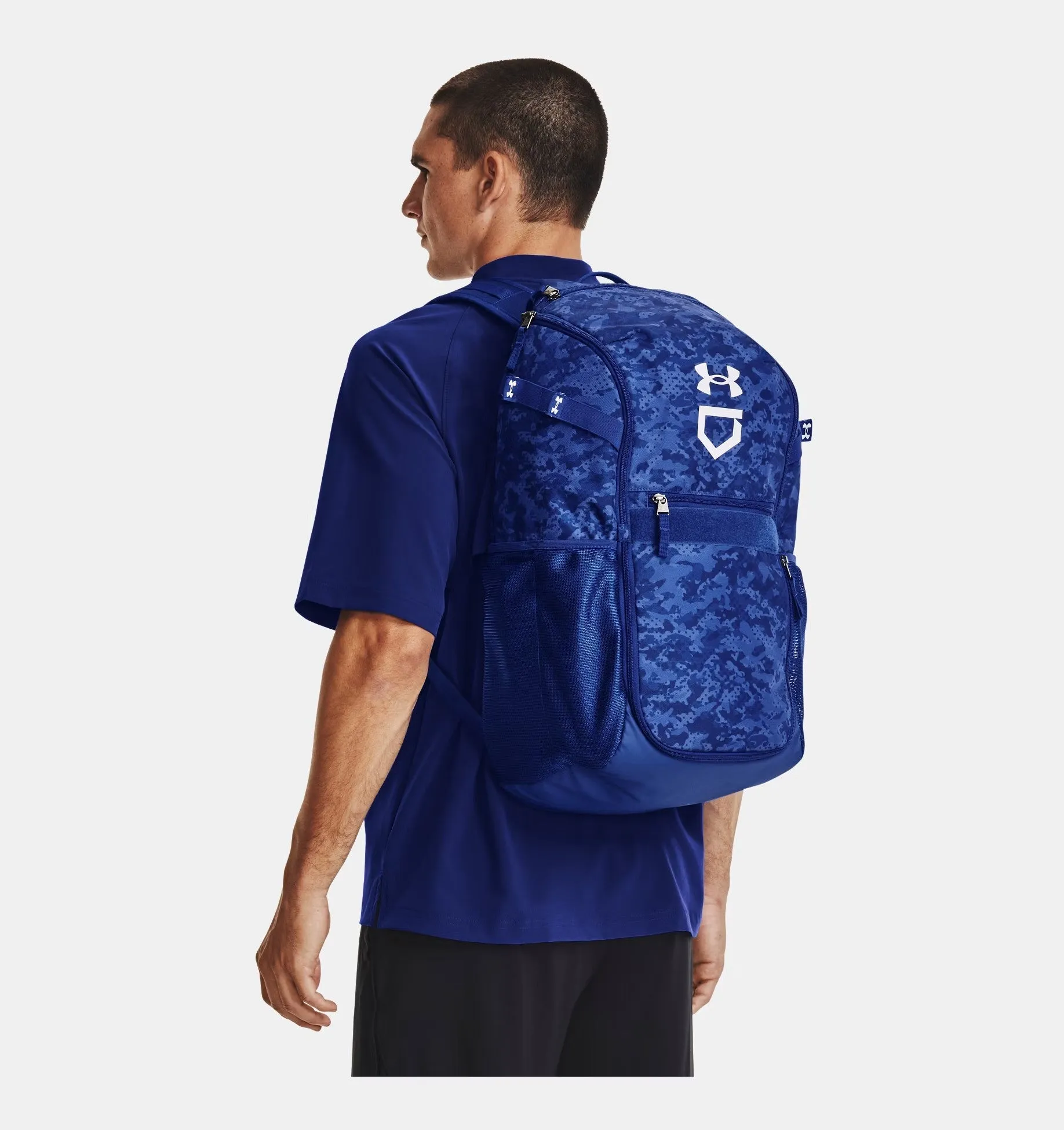 Under Armour Unisex UA Utility Baseball Print Backpack - Royal, Red