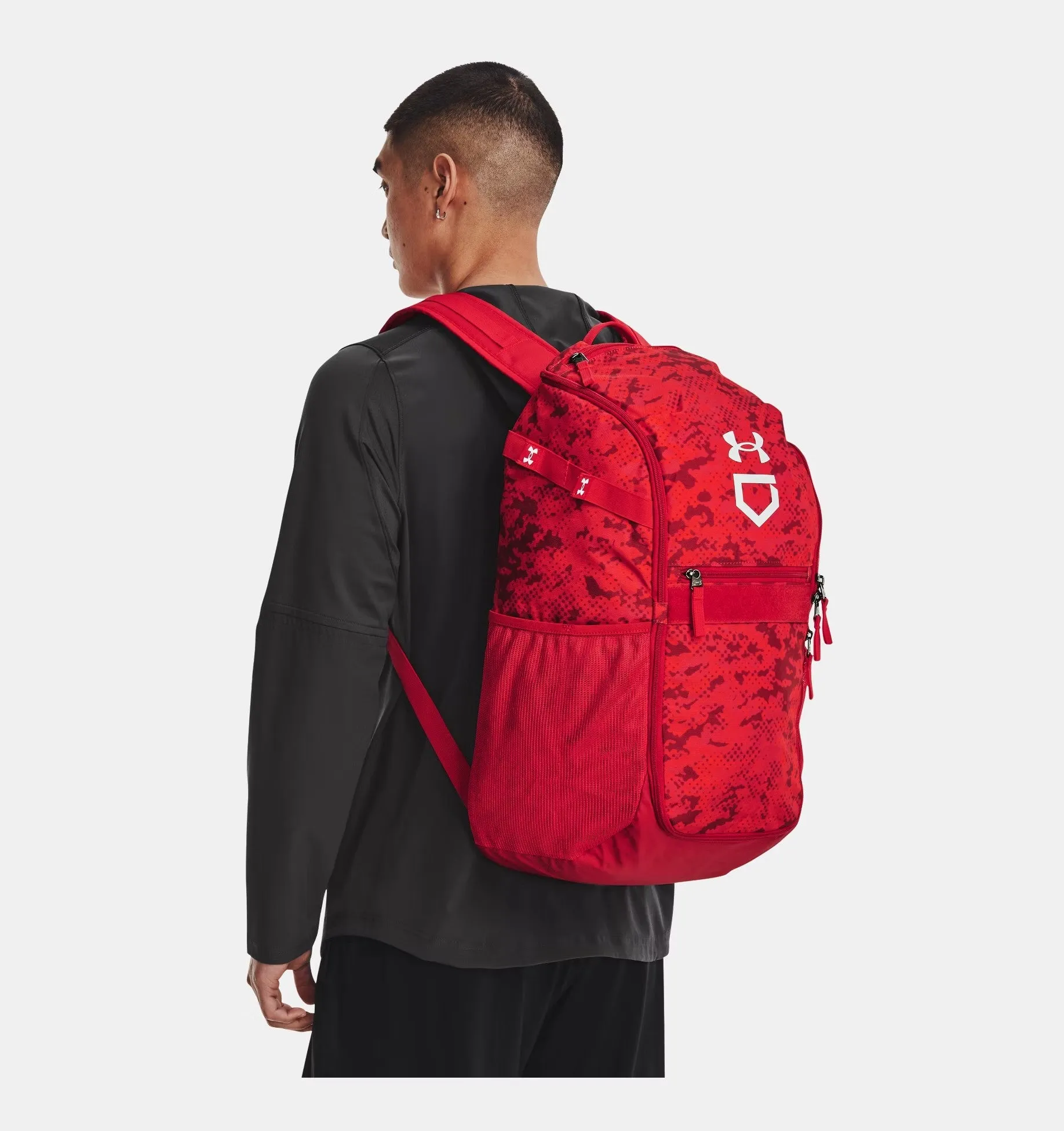 Under Armour Unisex UA Utility Baseball Print Backpack - Royal, Red