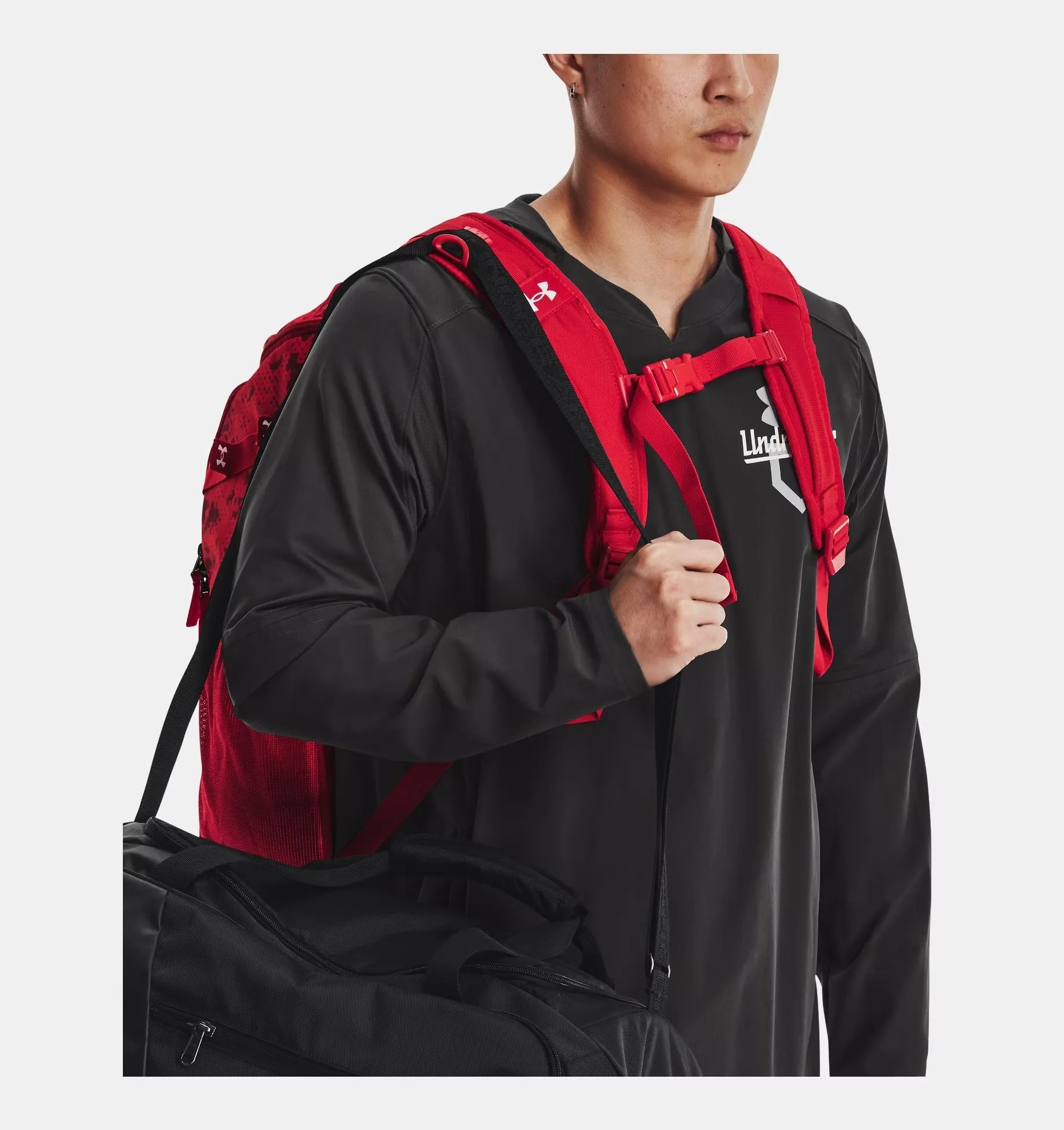 Under Armour Unisex UA Utility Baseball Print Backpack - Royal, Red