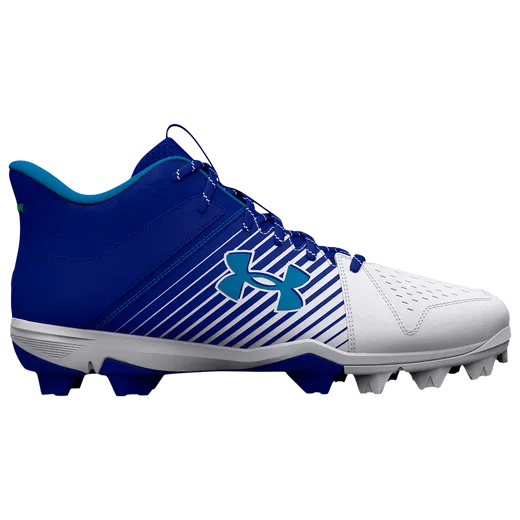 UnderArmour Men's UA Leadoff Mid RM Baseball Cleats Royal 3025590-400
