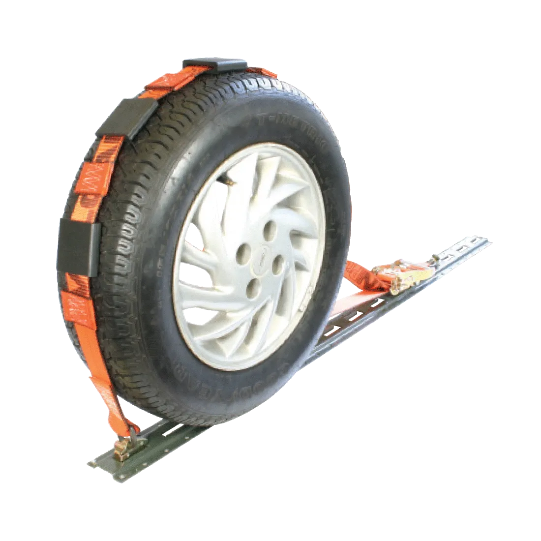 VULCAN Car Tie Down - E Track Idler 3-Cleat - 120 Inch - PROSeries - 3,300 Pound Safe Working Load - 4 Pack