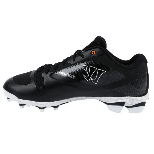 Warrior Gospel Black Lacrosse Cleats