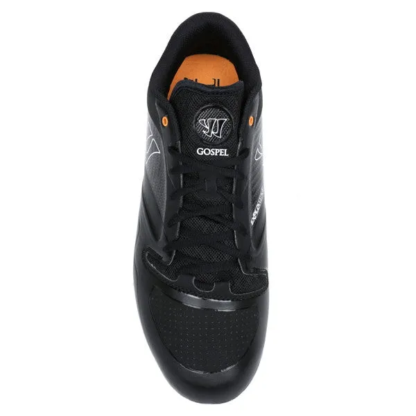 Warrior Gospel Black Lacrosse Cleats