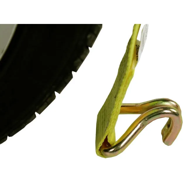 Wheel Strap with Wire Hooks & 3 Rubber Blocks