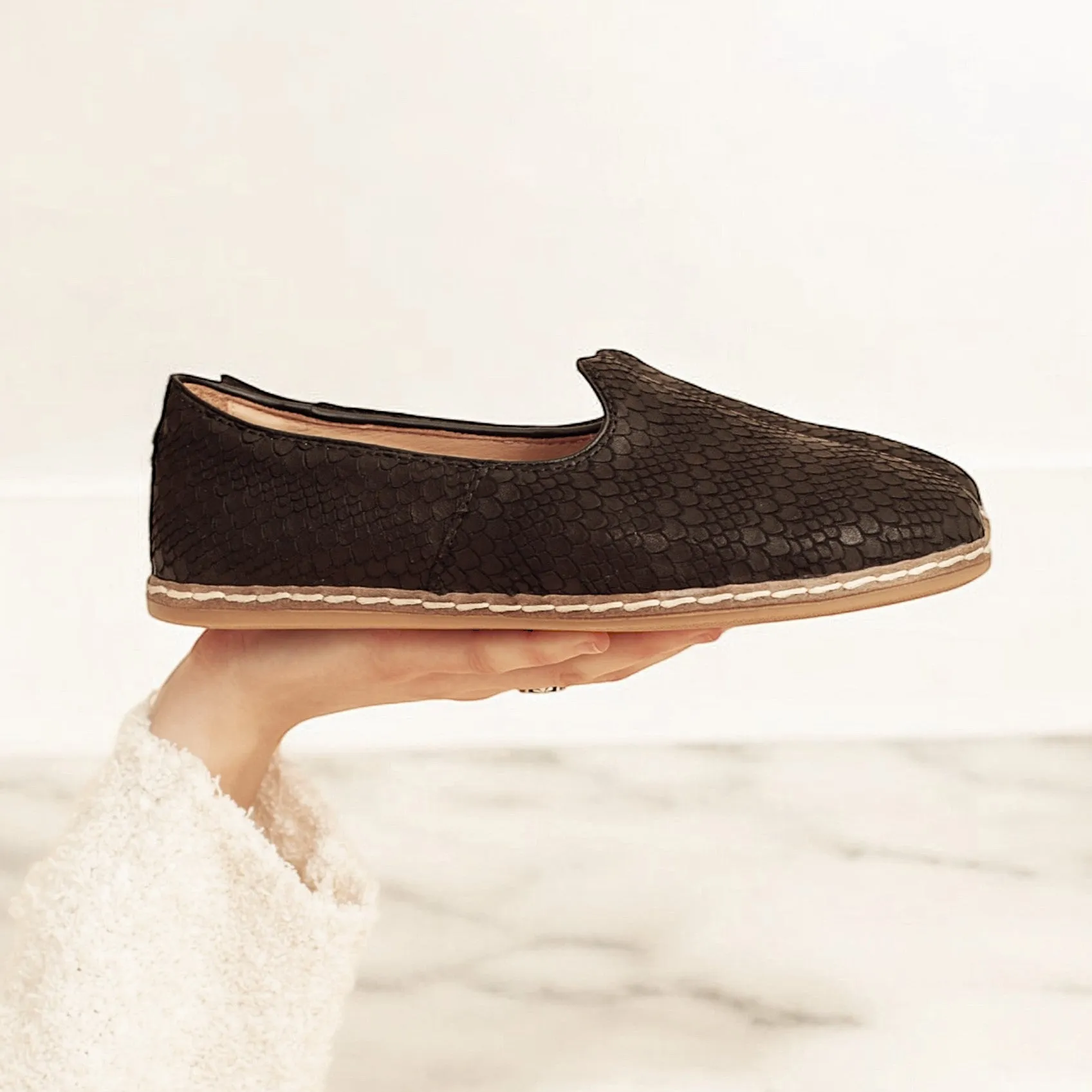 Wild Black Slip-On