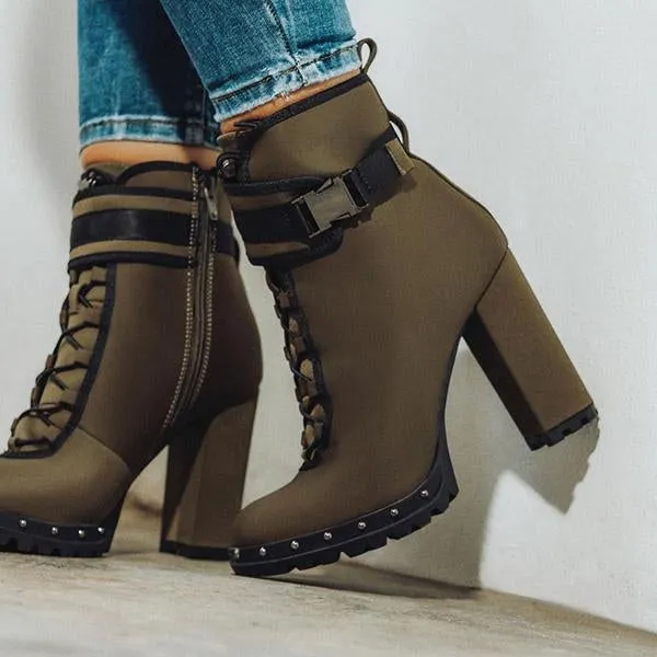 wild red high heel boots