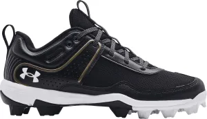 Women's UA Glyde RM Softball Cleat - Black/White