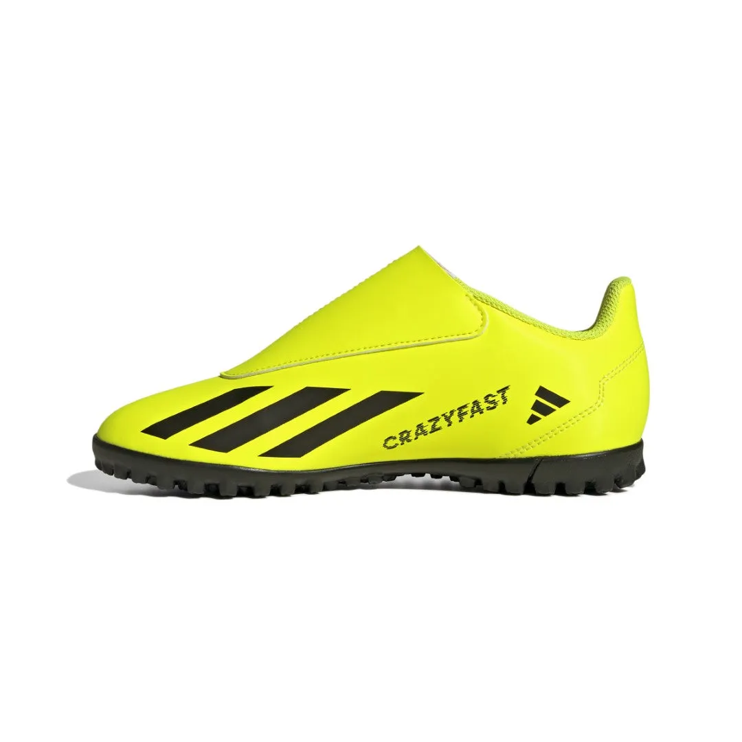 X Crazyfast Club Hook-and-Loop Turf  Soccer Shoes